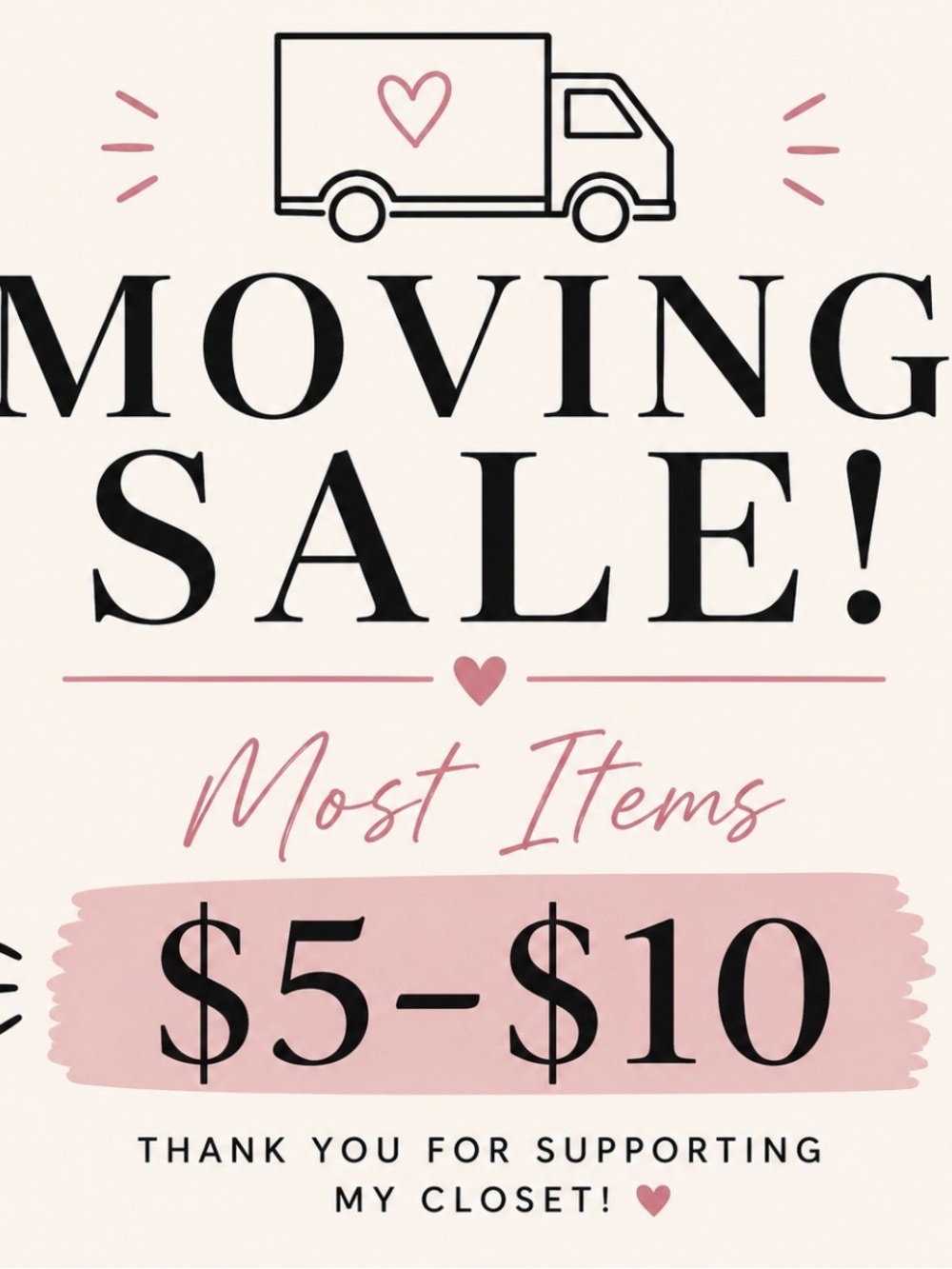 ✨ Moving Sale!!! ✨